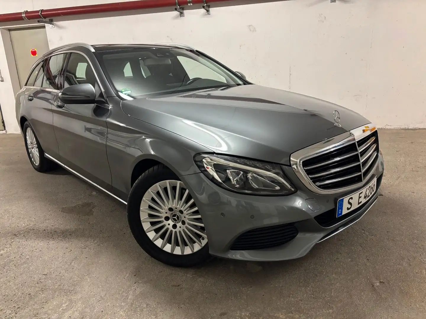 Mercedes-Benz C 220 T BLUE TEC / 9 G-TRONIC|PANO|TÜV NEU|1HAND Grau - 1