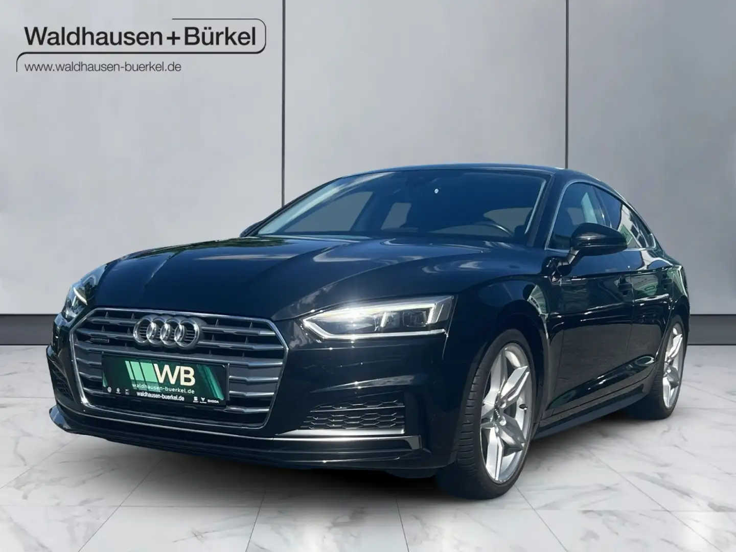 Audi A5 50 TDI Sportback quattro S-line Klima Fekete - 1