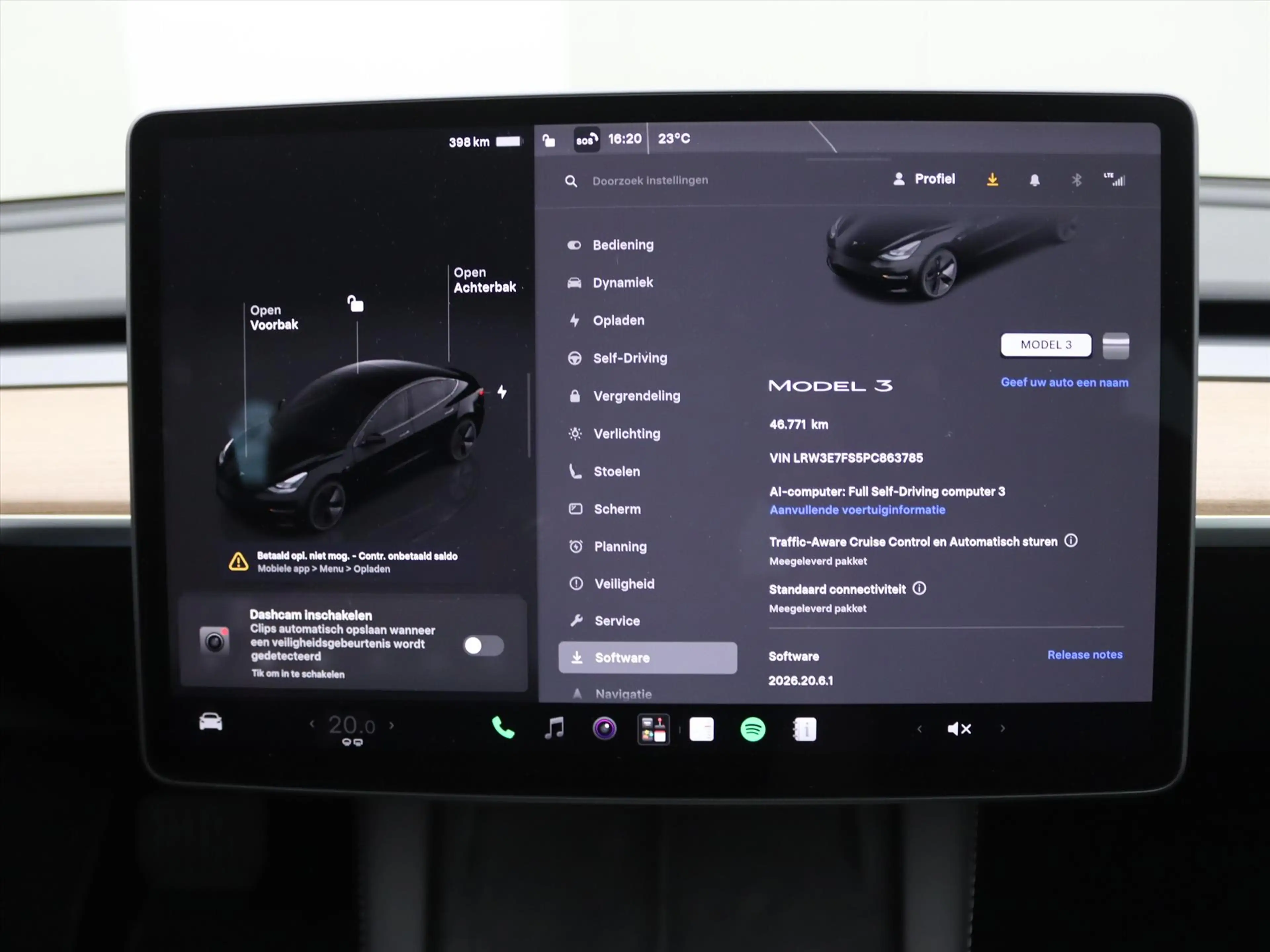 Tesla Model 3 Standard RWD Plus 94.2% SoH UPGRADE [ AMD RYZEN+LF — photo 32