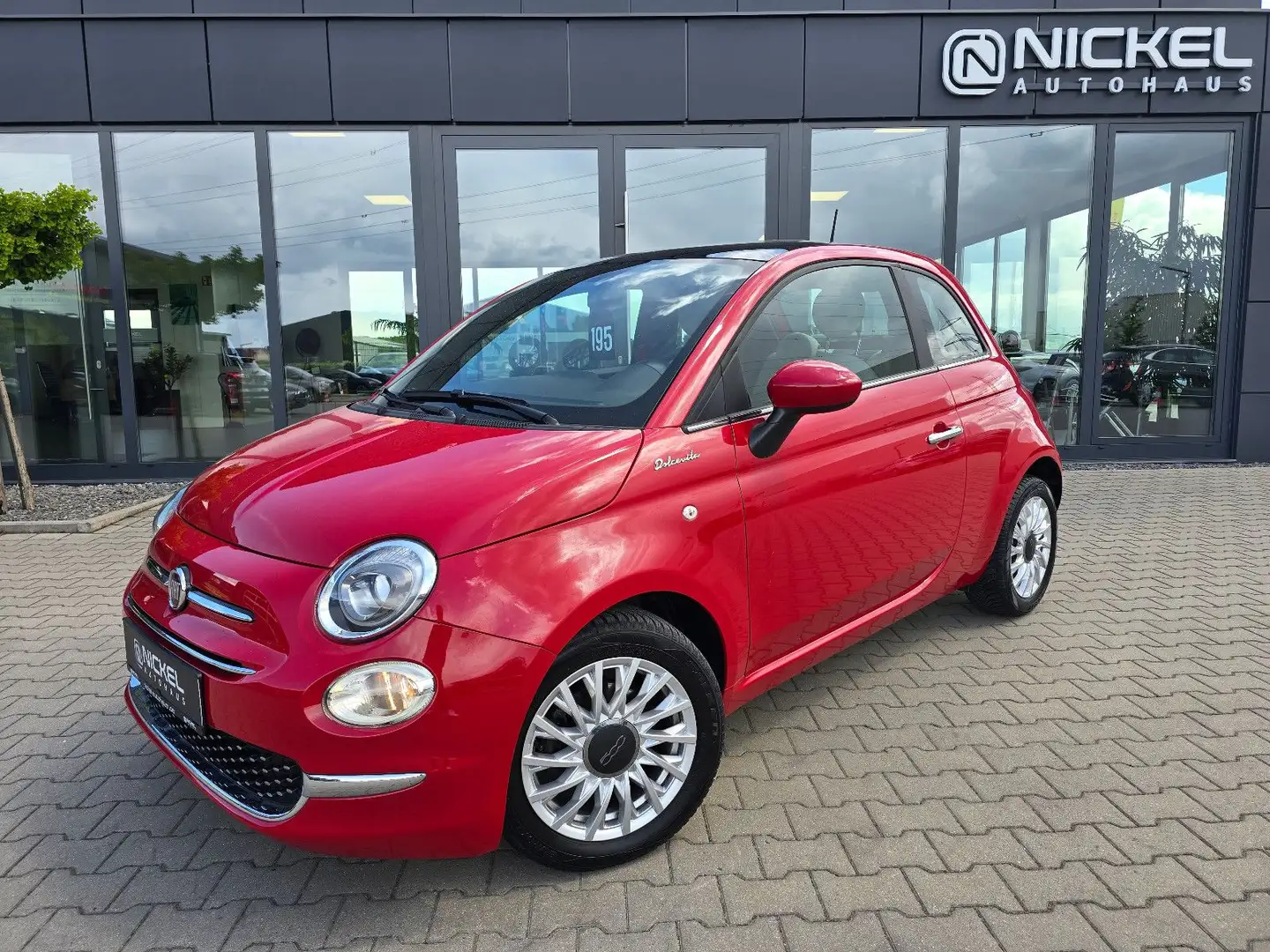 Fiat 500 DolceVita*Pano*Klima*Leder*CarPlay* Rot - 1