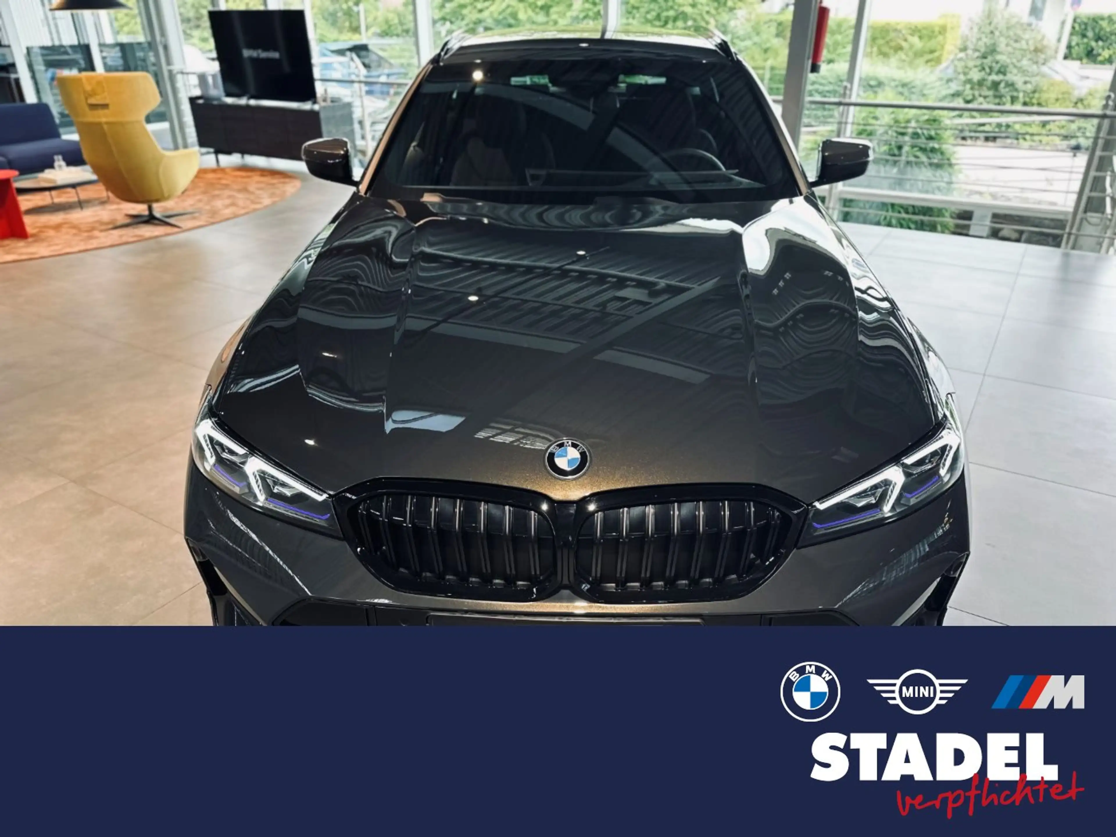 Alpina D3 S ALPINA DRAVITGRAU. DAP. AHK. LEDER SCHWARZ.+