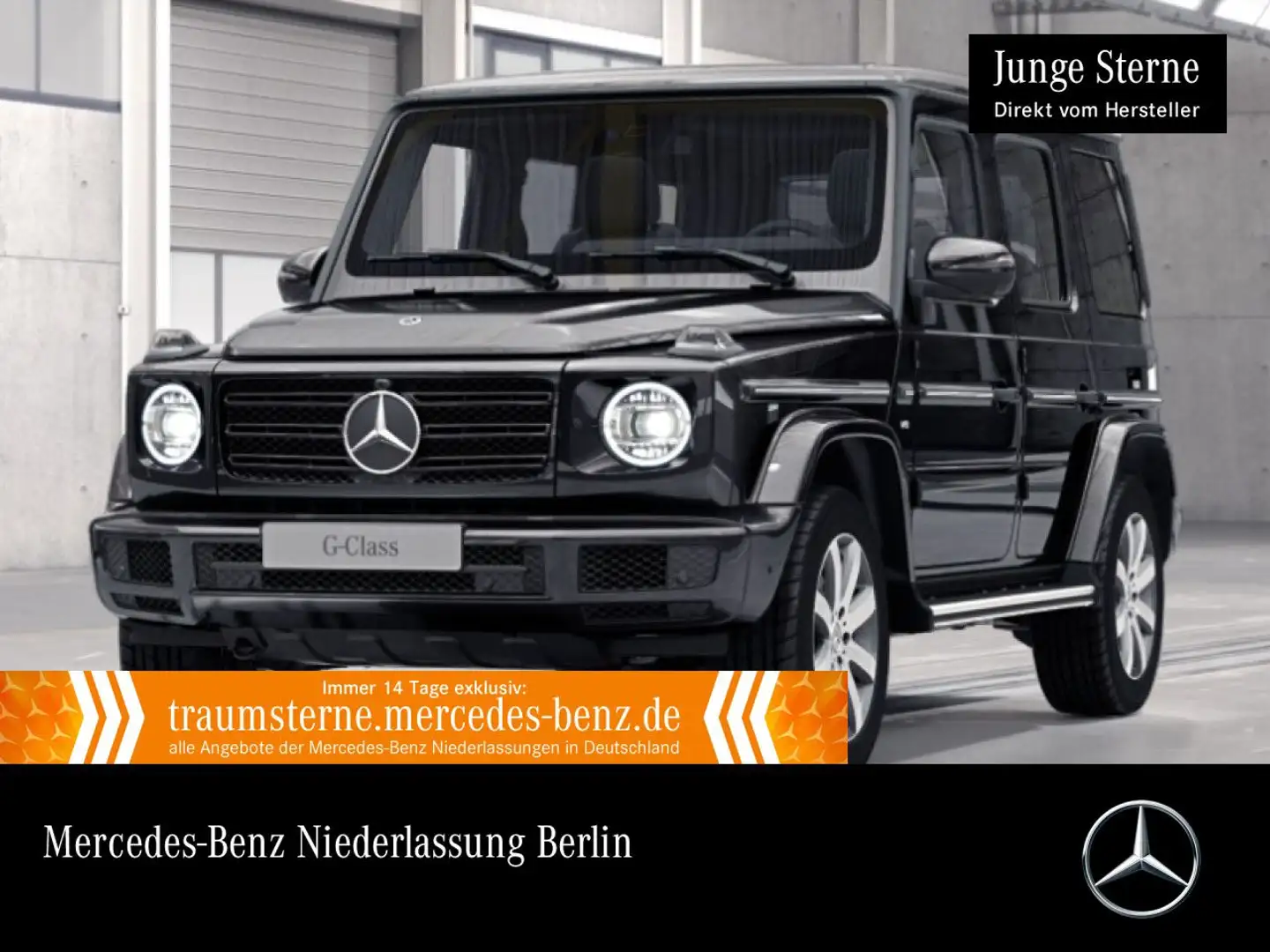 Mercedes-Benz G 500 GSD+360+AHK+MULTIBEAM+FAHRASS+BURMESTER+19" Schwarz - 1
