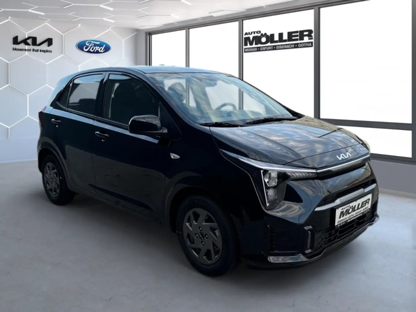 Kia Picanto 1.0 Vision PE2 AMT Navi Kamera SHZG PDC Schwarz - 2