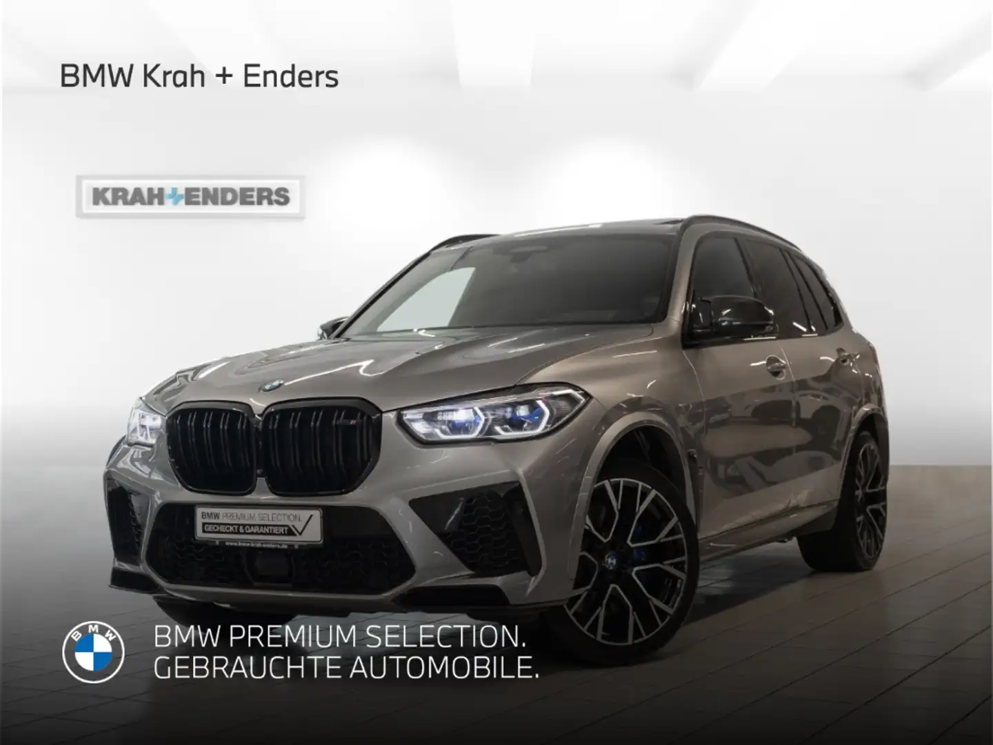 BMW X5 M Competition+AHK+Panorama+Navi+Leder+e-Sitze Grau - 1