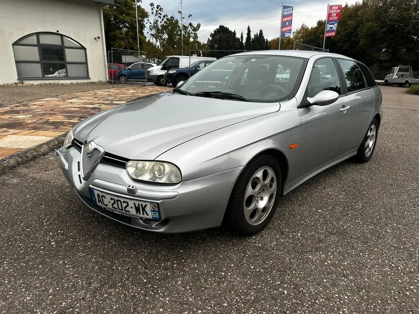 Alfa Romeo 156 2.4 JTD Diesel Klima 8 Fachbereift Silber - 1