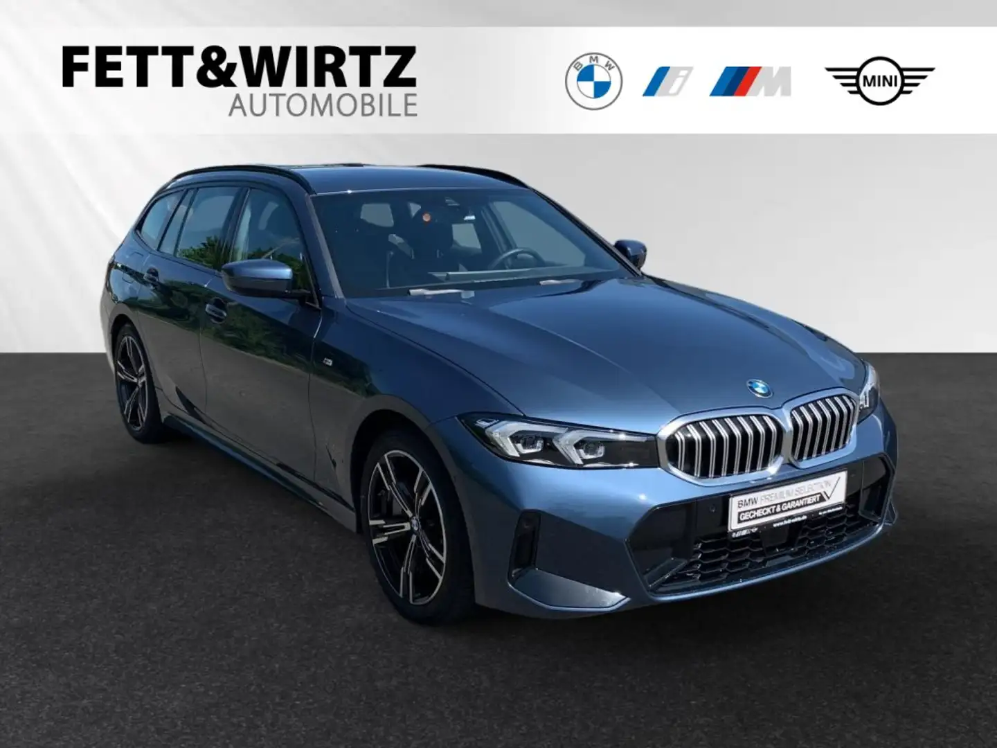 BMW 330 i xDrive Touring Allrad|M Sport|Stop&Go|HiFi| Blau - 1