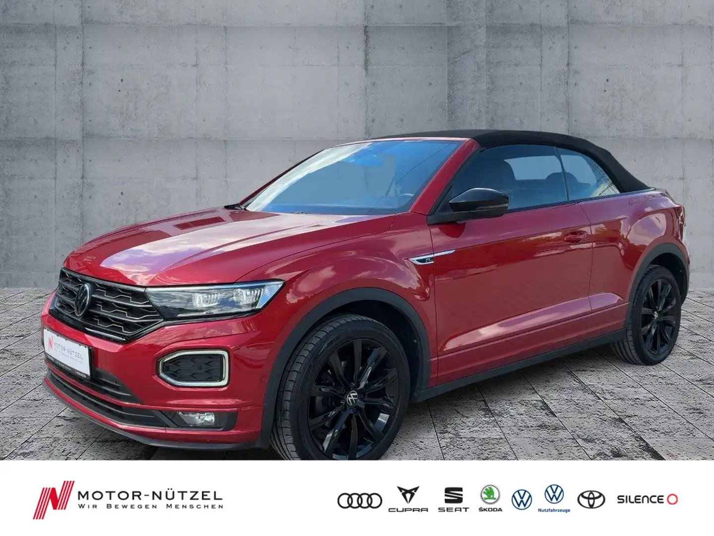Volkswagen T-Roc 1.5 TSI R-LINE BLACK LED+NAV+ACC Rot - 1