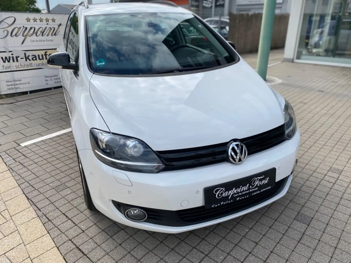 Volkswagen Golf Plus 1. Hand , Scheckheft, NAVI, 28oookm!! Weiß - 2