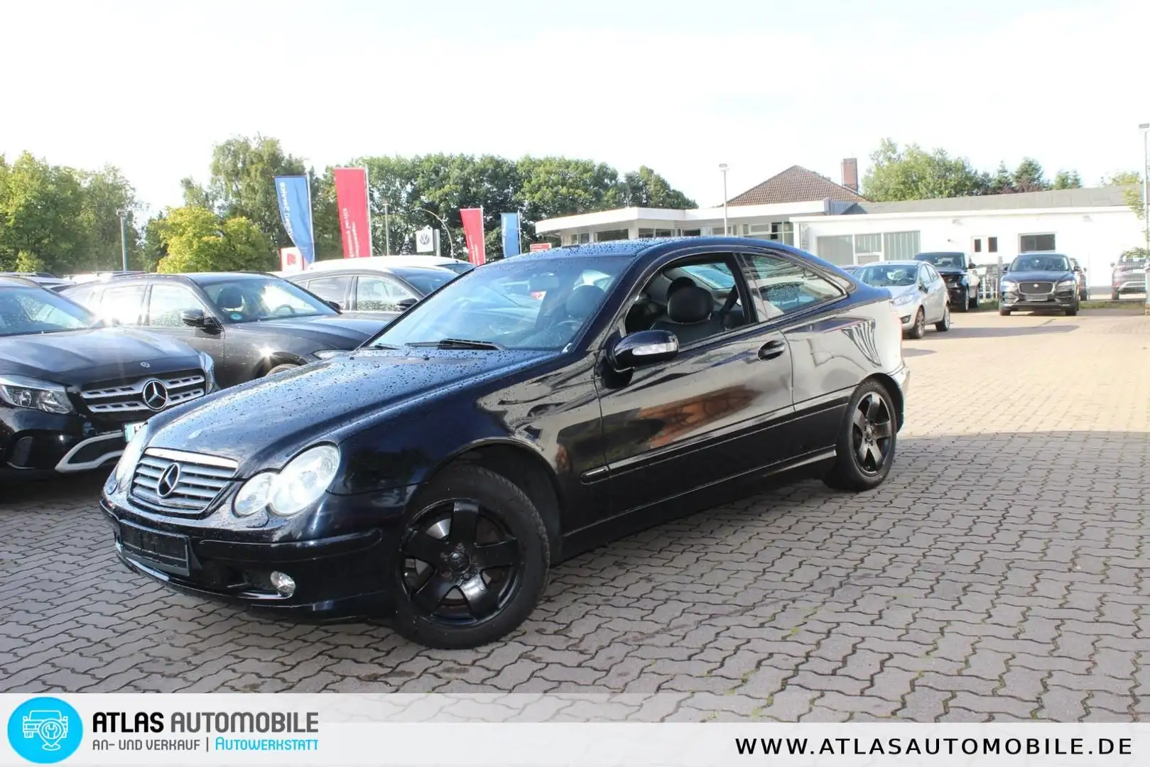 Mercedes-Benz C 180 Kompressor Indianapolis Panorama+Leder+Xen Schwarz - 2