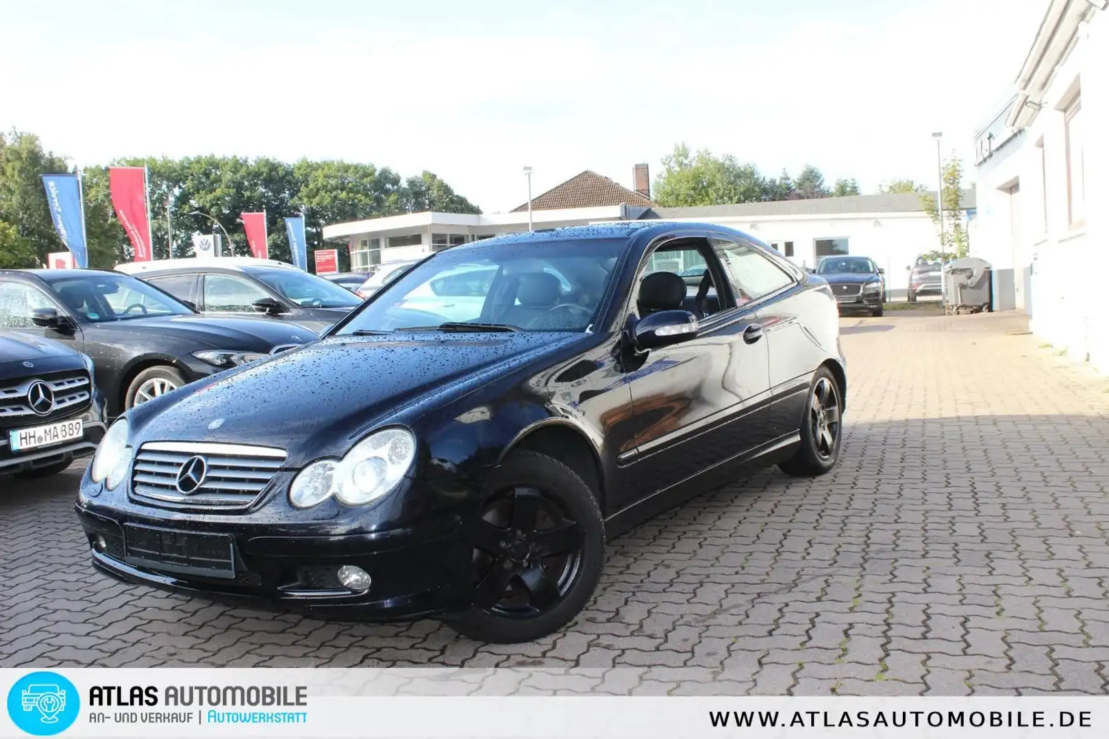 Mercedes-Benz C 180 Kompressor Indianapolis Panorama+Leder+Xen Schwarz - 1