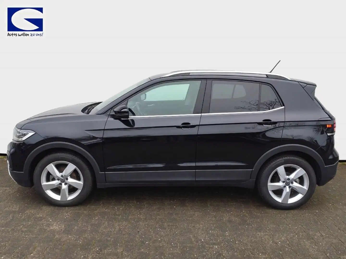 Volkswagen T-Cross T-Cross 1.0 TSI DSG ACC-LED-Front+Lane-Navi Zwart - 2