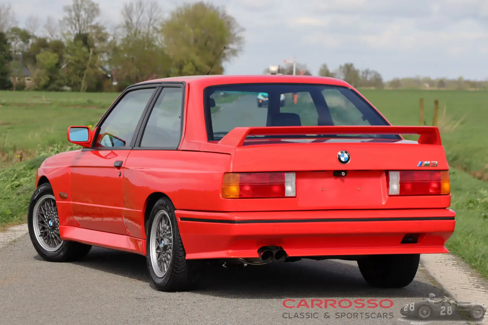 BMW M3 3-serie E30 Rouge - 2