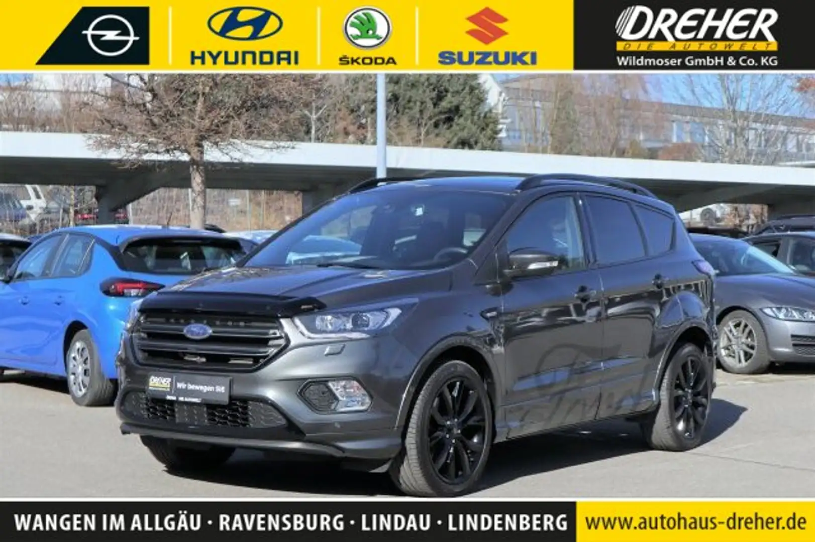 Ford Kuga Kuga 1.5 EcoBoost ST-Line 4x4 Navi/Kamera/Klima BC Grau - 1