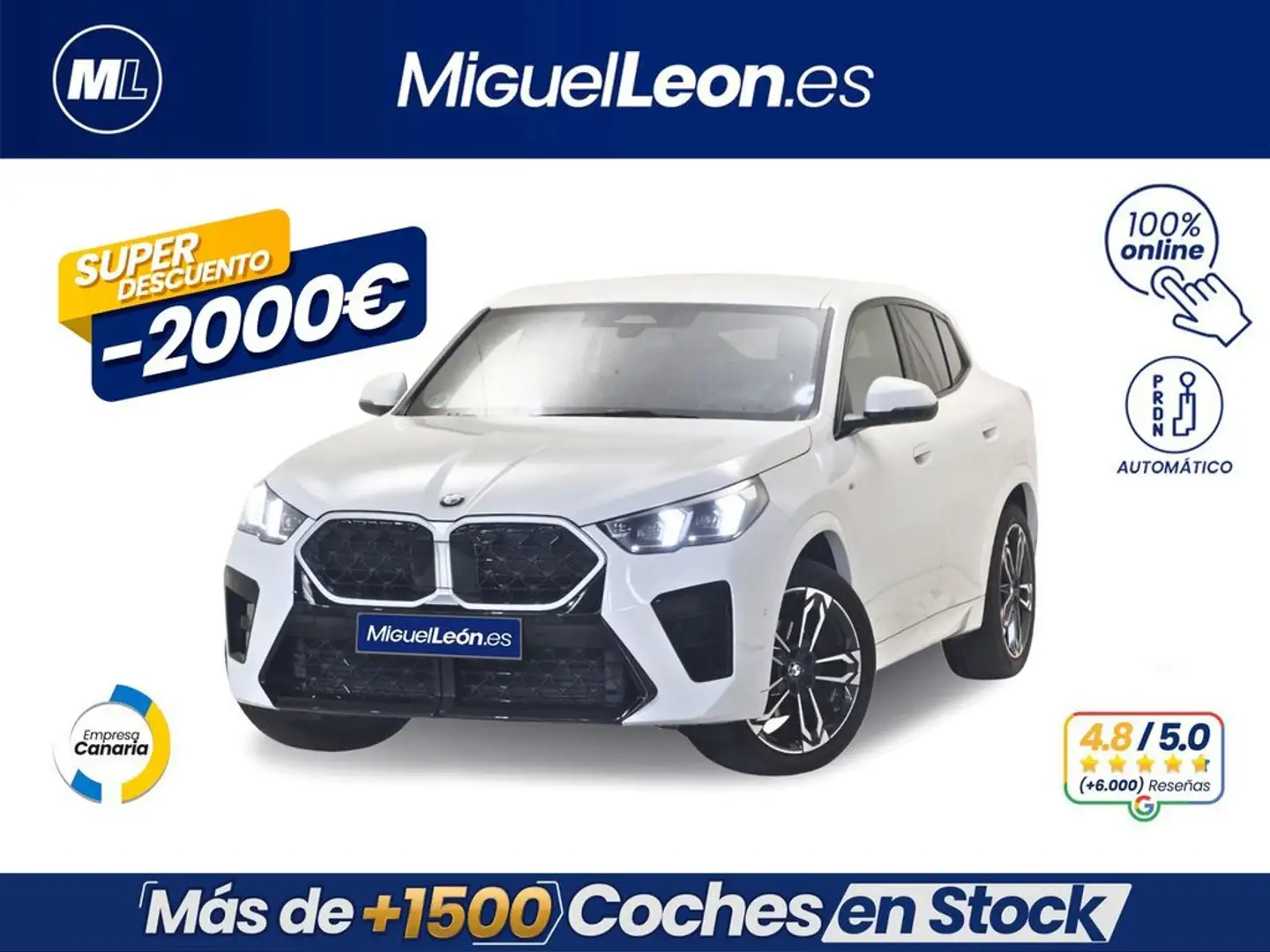 BMW X2 sDrive18d Weiß - 1