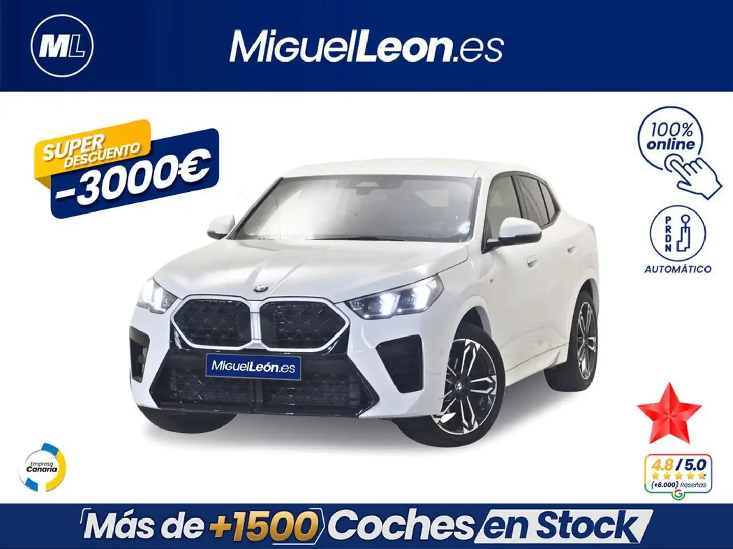 BMW X2 sDrive18d Blanco - 1