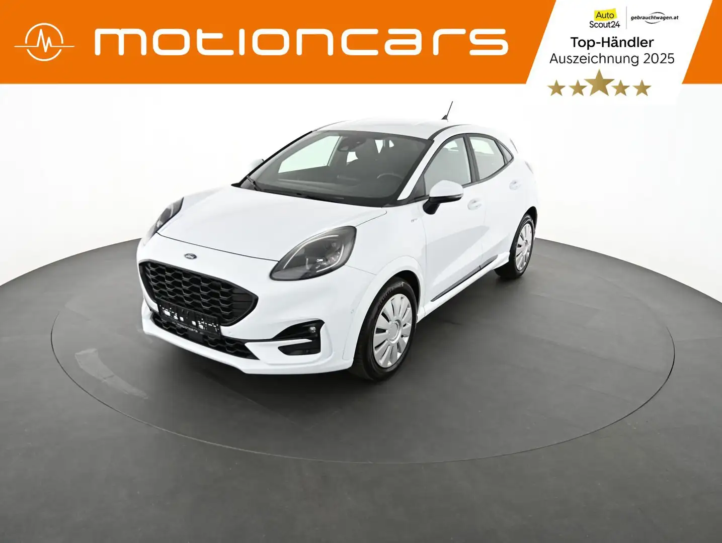 Ford Puma 1.0 EcoBoost Mild Hybrid ST-Line Pickerl NEU Weiß - 1
