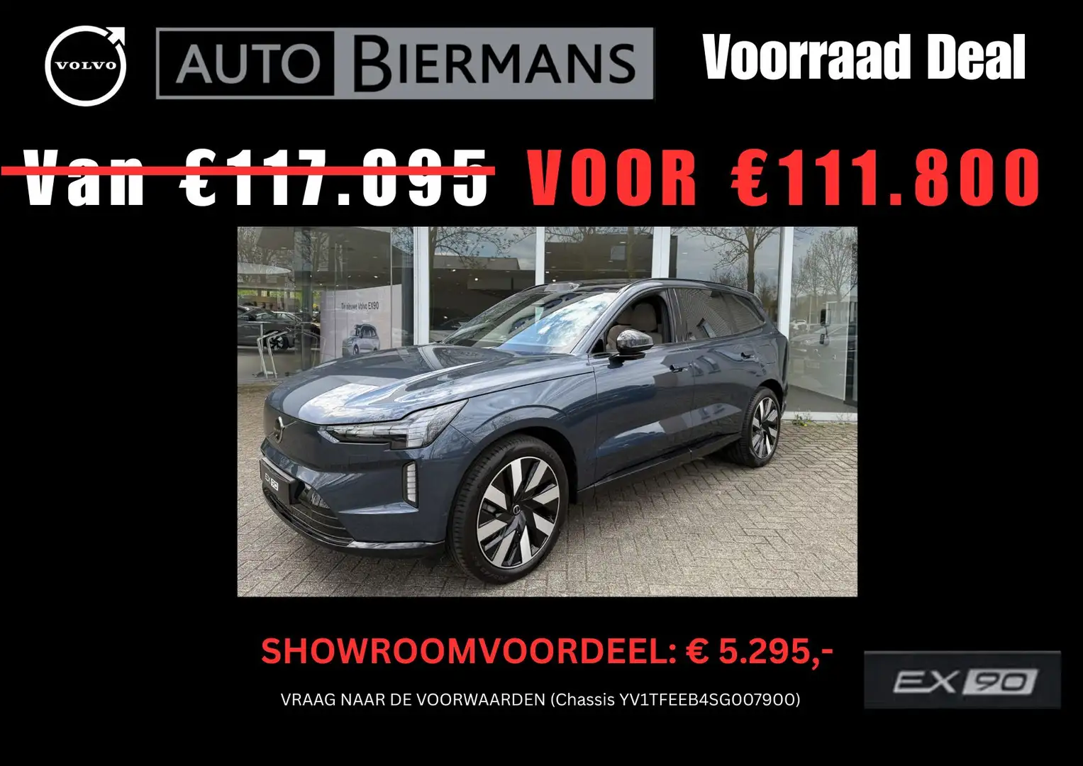Volvo EX90 Ulta | Twin Performance | Luchtvering | Pilot Assi Blauw - 1