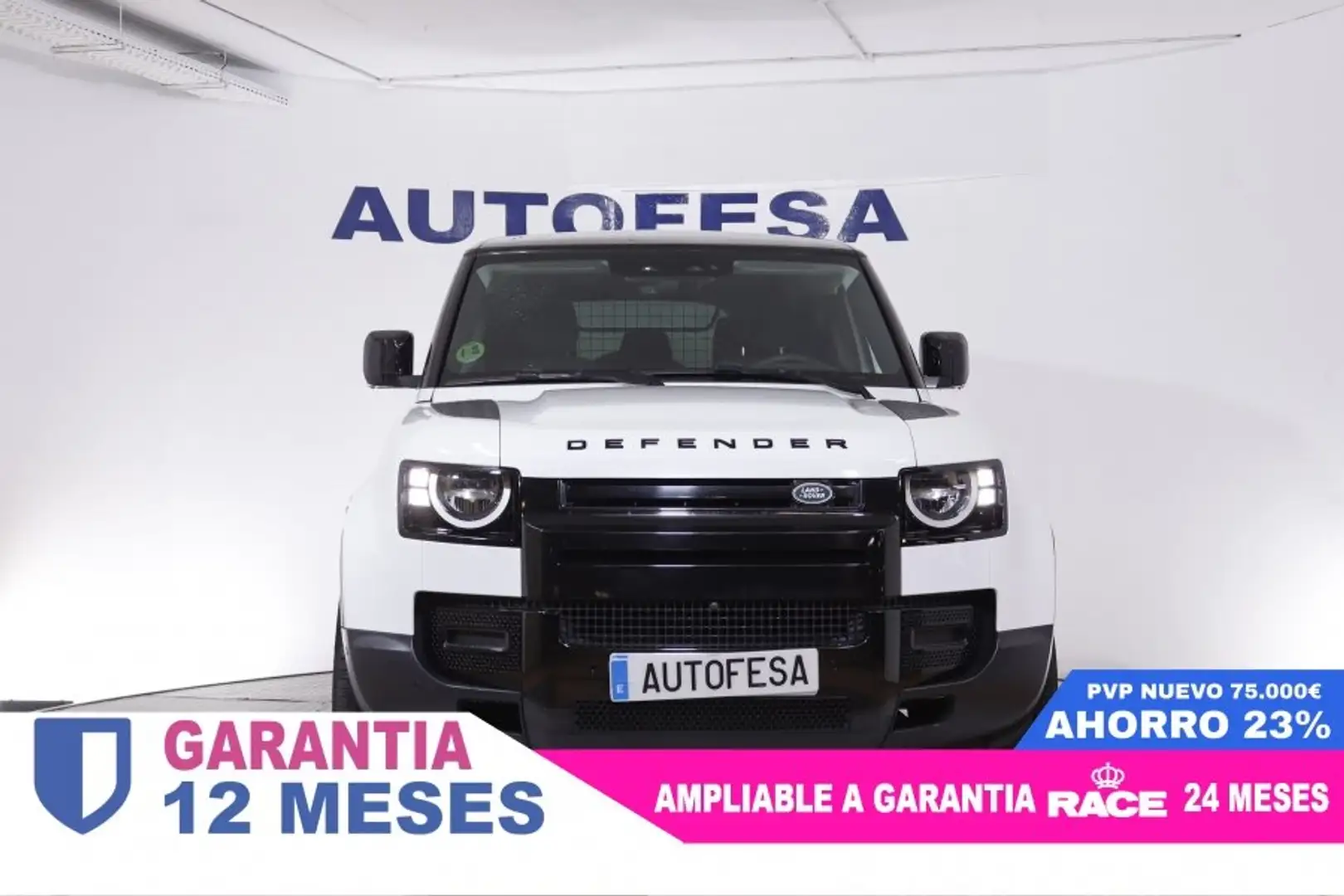 Land Rover Defender 2.0 AUTO 200cv 5P #NAVY TECHO PANORAMICO Blanco - 2
