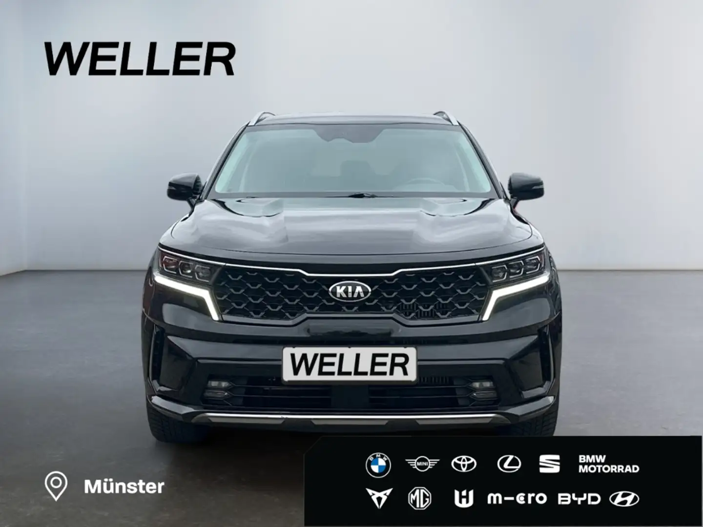 Kia Sorento 1.6T-GDI Hybrid 2WD Vision*LED*SHZ*PDC* Zwart - 2