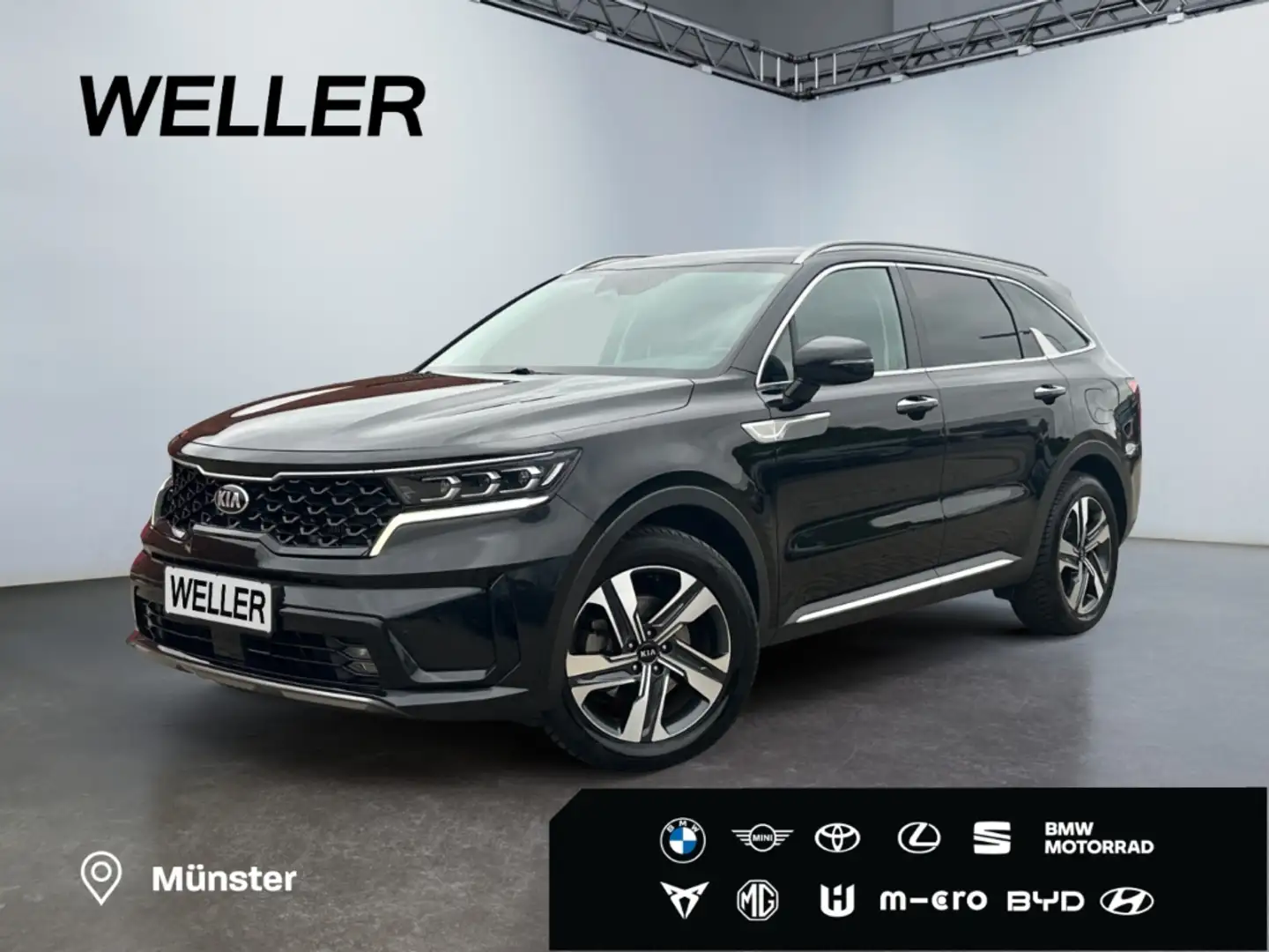 Kia Sorento 1.6T-GDI Hybrid 2WD Vision*LED*SHZ*PDC* Zwart - 1
