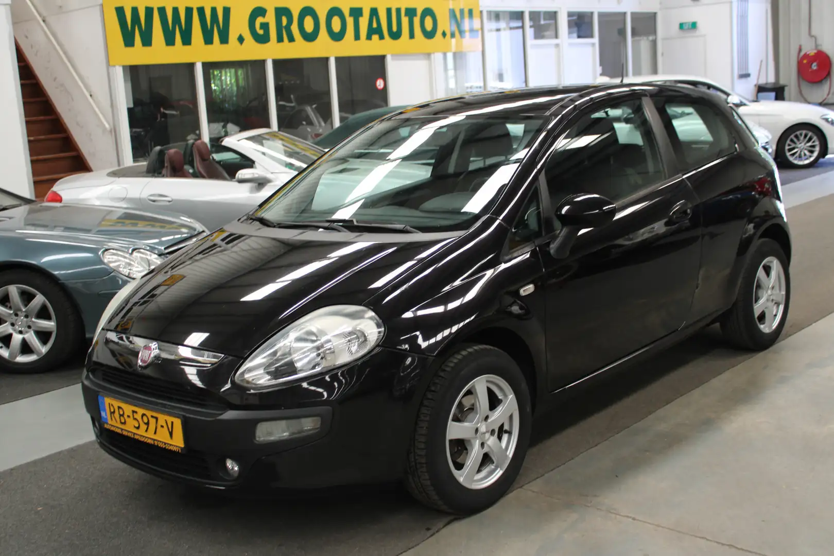 Fiat Punto Evo 1.4 Business Airco, Stuurbekrachtiging Black - 1