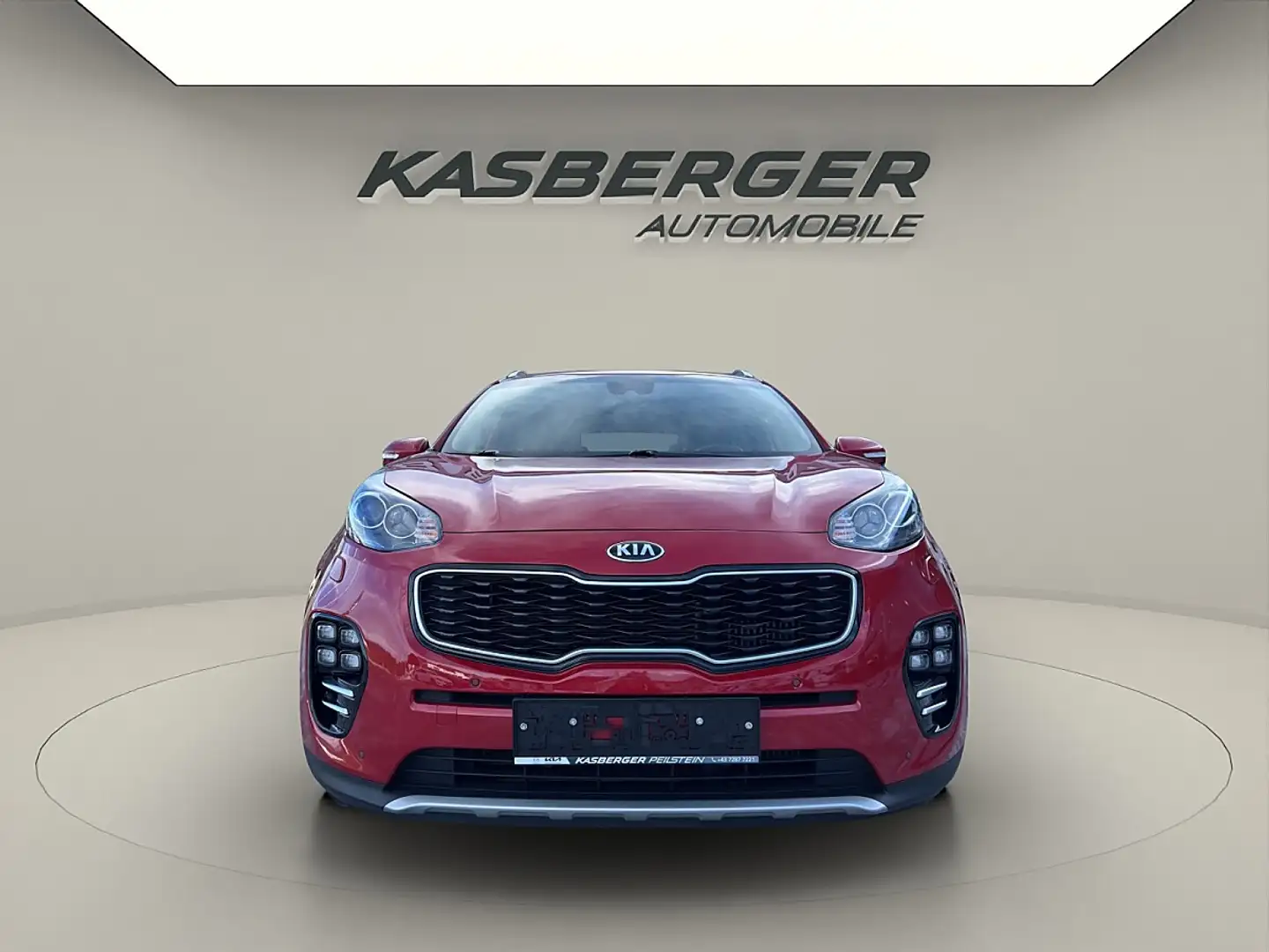 Kia Sportage 1,6 T-GDI AWD GT-Line DCT / Anhängerkupplung Rot - 2