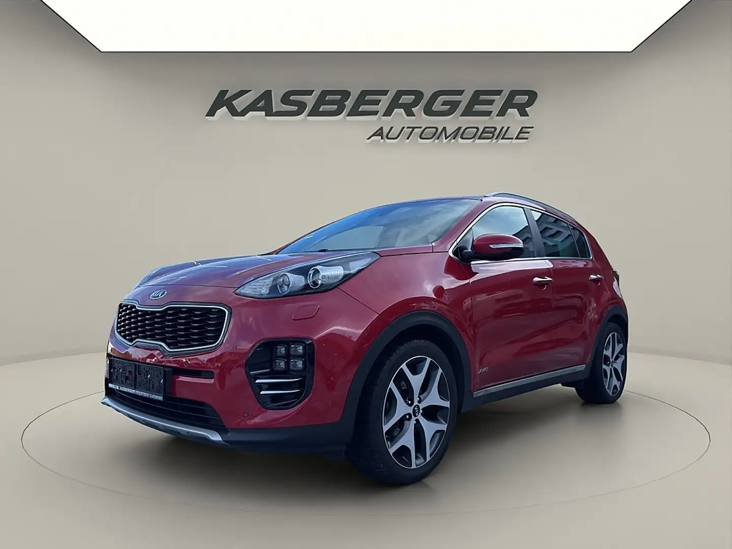 Kia Sportage 1,6 T-GDI AWD GT-Line DCT / Anhängerkupplung Rot - 1