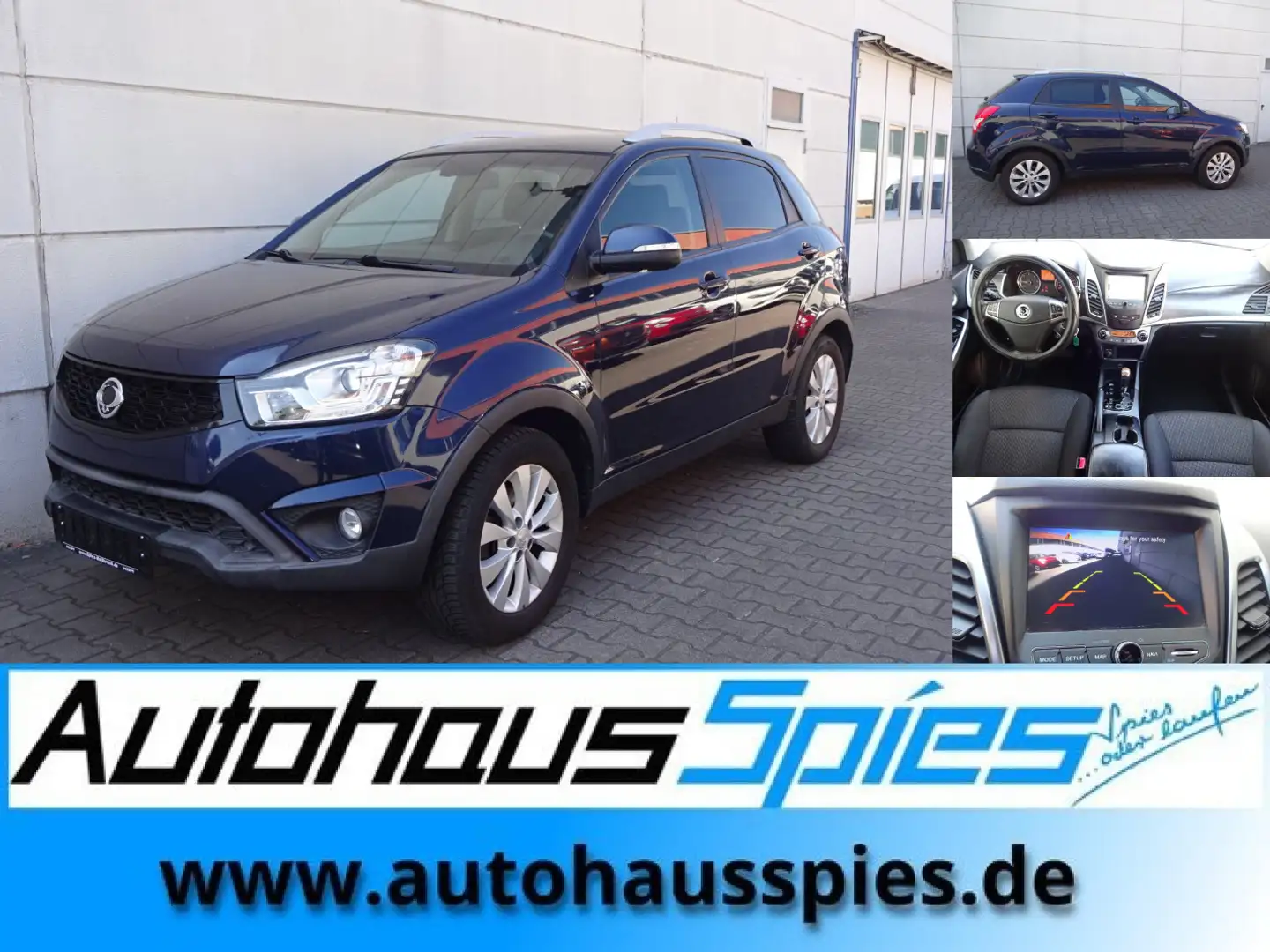 SsangYong Korando 2.2 E-XDI  Quartz AT 2WD RKam Nav Shz AHK Blau - 1