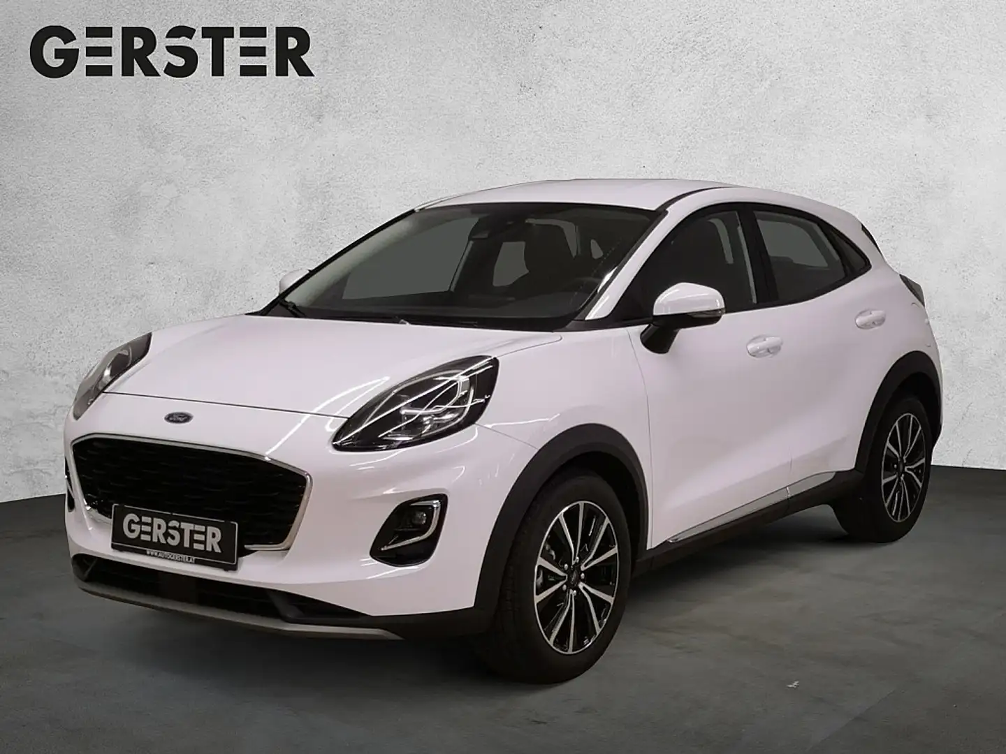 Ford Puma 1,0 EcoBoost Hybrid Titanium Weiß - 1