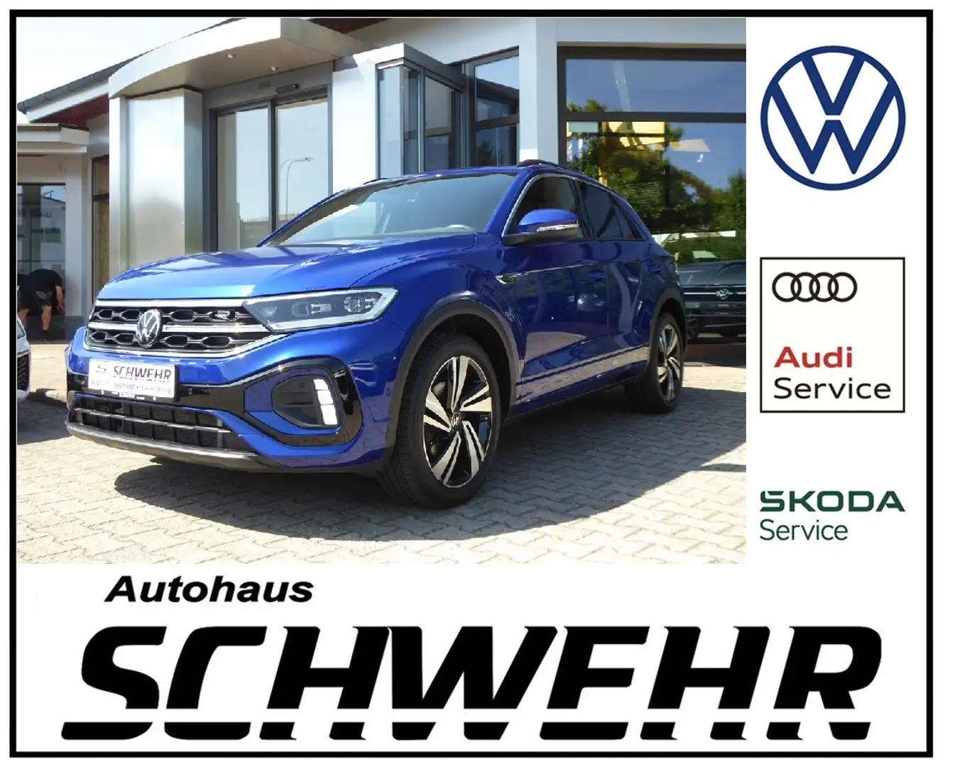 Volkswagen T-Roc R-Line 1.5 TSI R-Line *IQ. LIGHT* Blauw - 1