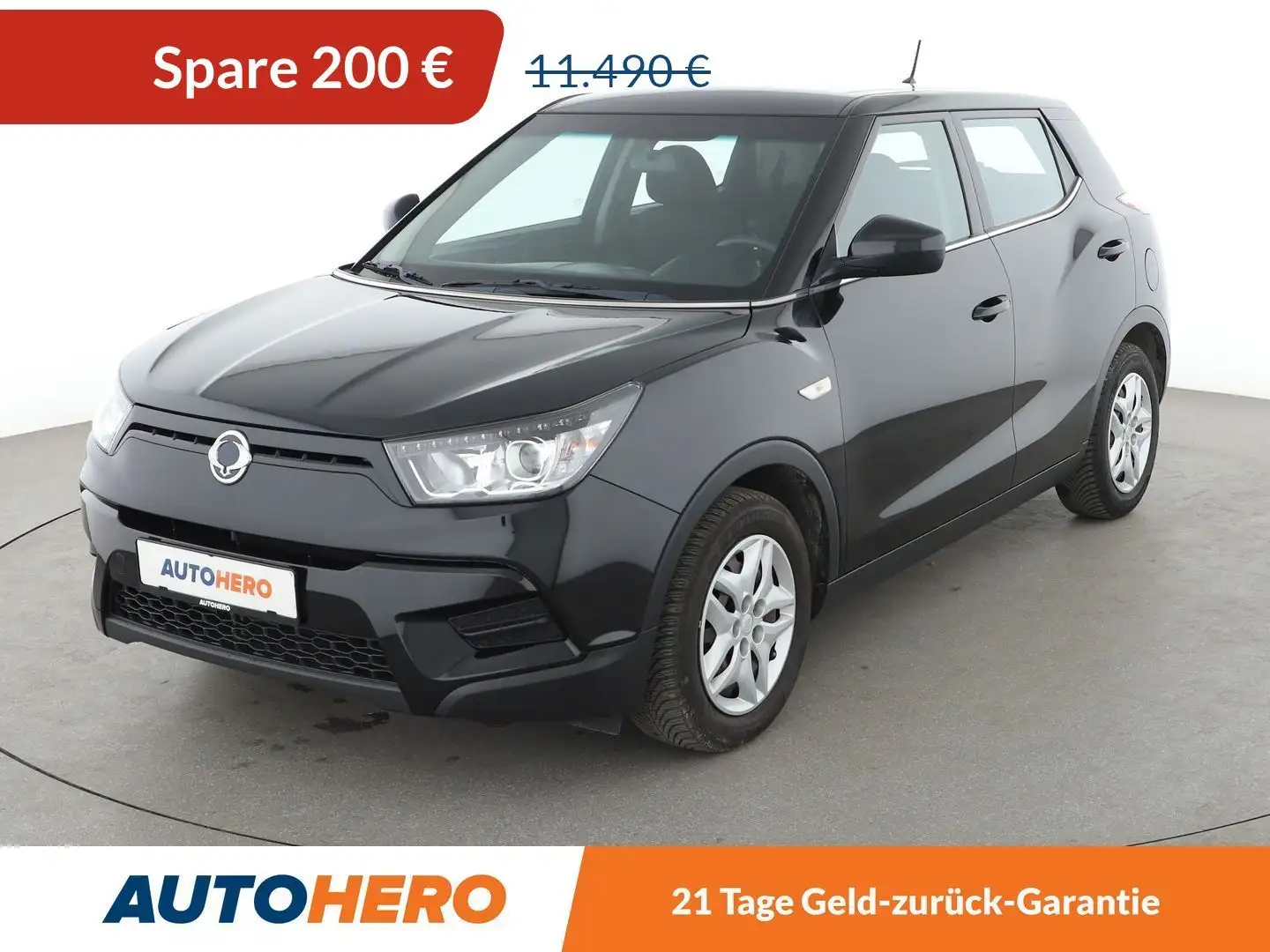 SsangYong Tivoli 1.6 Crystal 4x4 Aut.*PDC*KLIMA*BLUETOOTH* Schwarz - 1