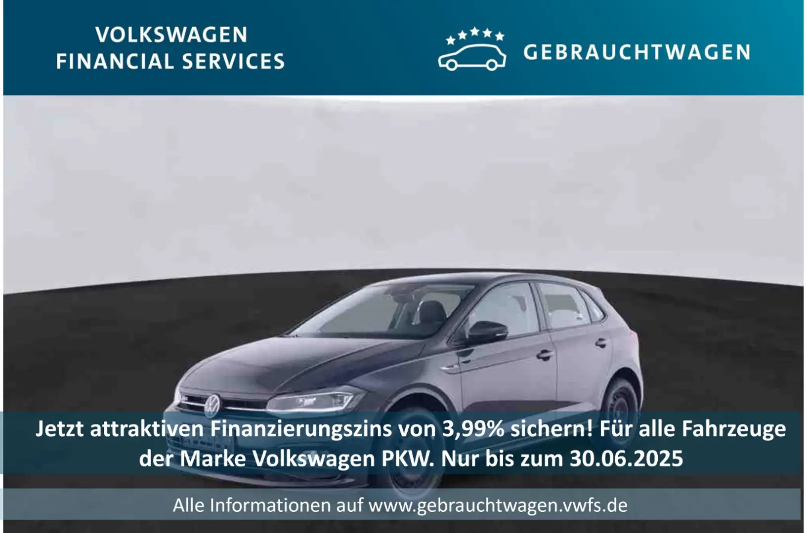 Volkswagen Polo Highline 1.5 TSI DSG R-Line*RFK*PDC*Tempo*S Gris - 1