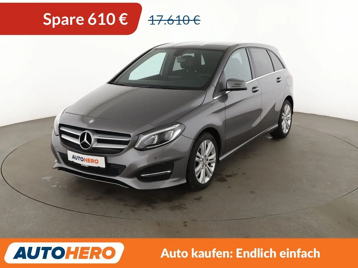Mercedes-Benz B 200 B 200 CDI Urban Aut.*NAVI*LED*TEMPO*PDC*SHZ* Gris - 1