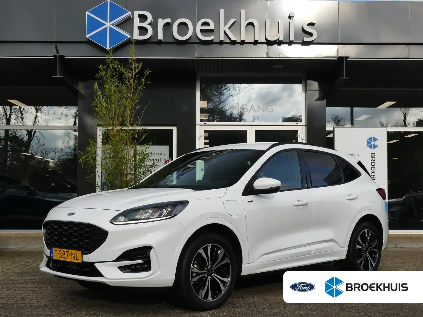 Ford Kuga 2.5 PHEV 225PK ST-Line | STOEL+STUUR+VOORRUITVERWA Wit - 1