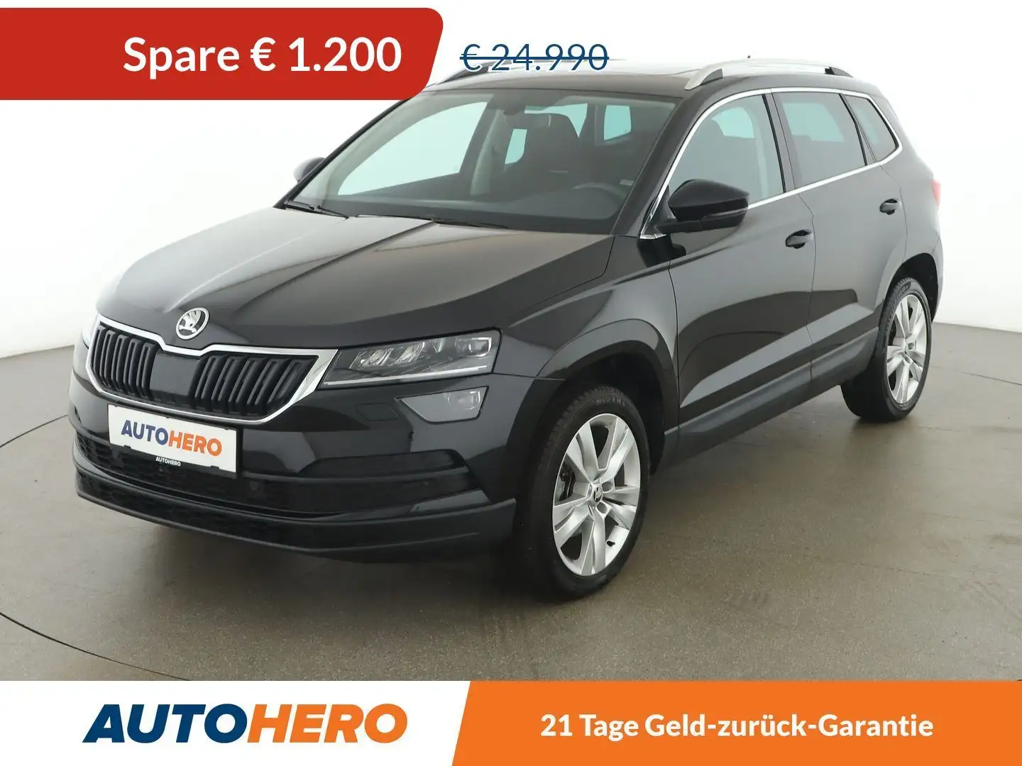 Skoda Karoq 1.5 TSI ACT Style Limited Aut. *LED*ACC*CAM*AHK* Schwarz - 1