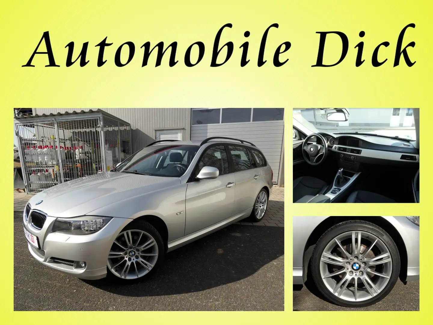 BMW 320 320i M-Sportpaket 18" Scheckheft Xenon AHK Leder Argent - 1