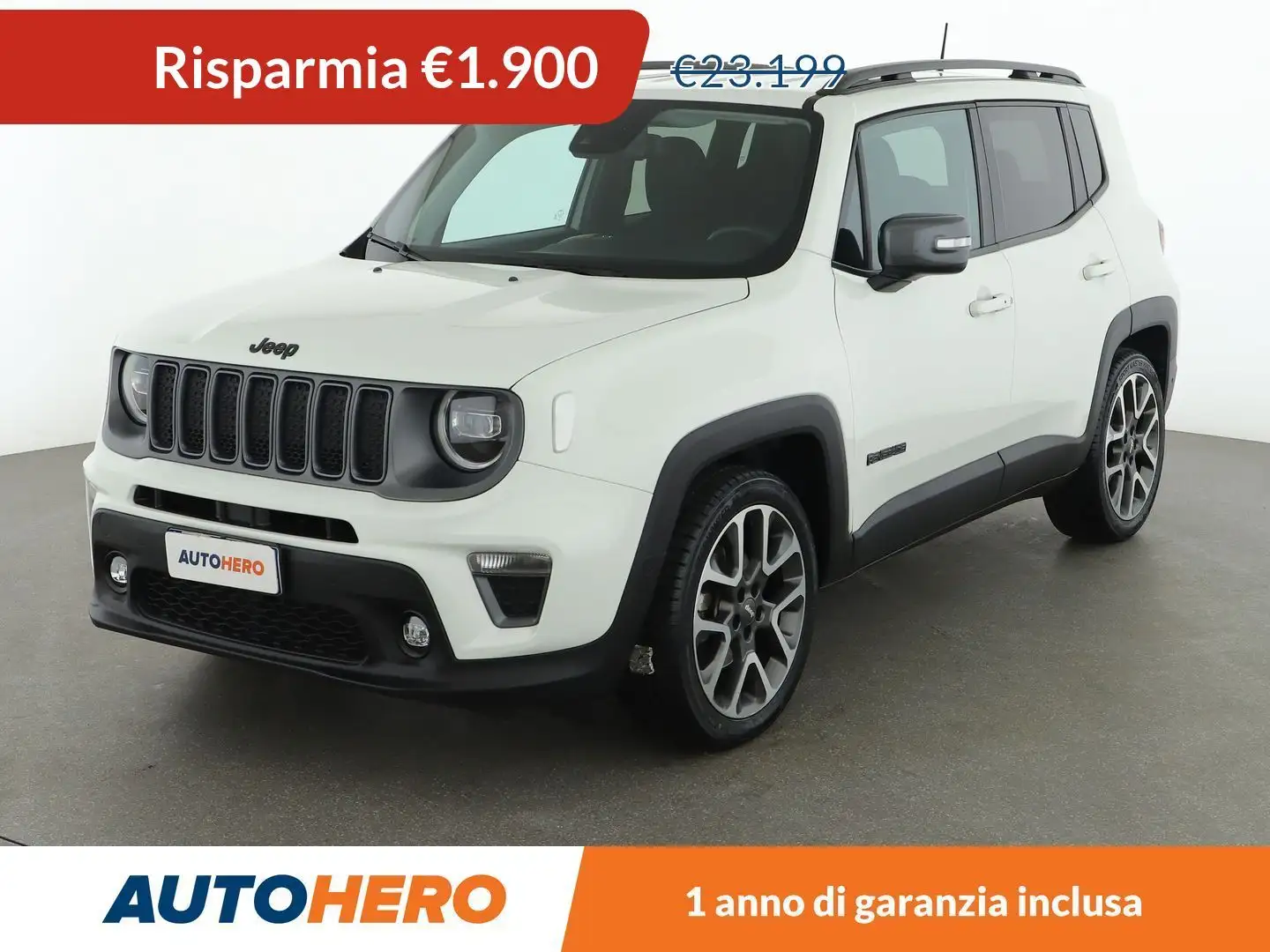 Jeep Renegade 1.5 GSE T4 e-Hybrid S MHEV Bianco - 1
