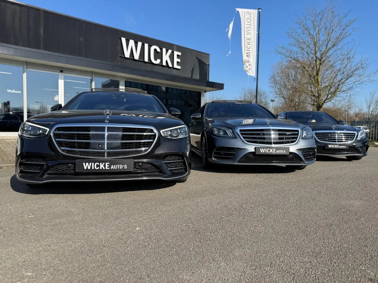 Mercedes-Benz S 63 AMG 4Matic Lang 585 PK Camera VOL !! Чорний - 2