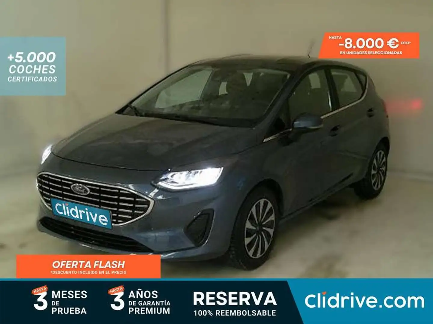 Ford Fiesta 1.0 EcoBoost MHEV 92kW(125CV) Active 5p Azul - 1