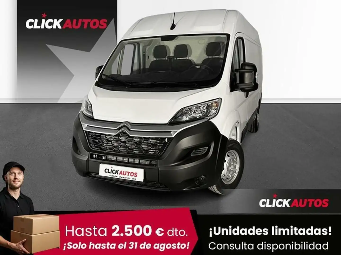 Citroen Jumper 2.2 BlueHDI 140CV Furgon 35 L2H2 Blanc - 1
