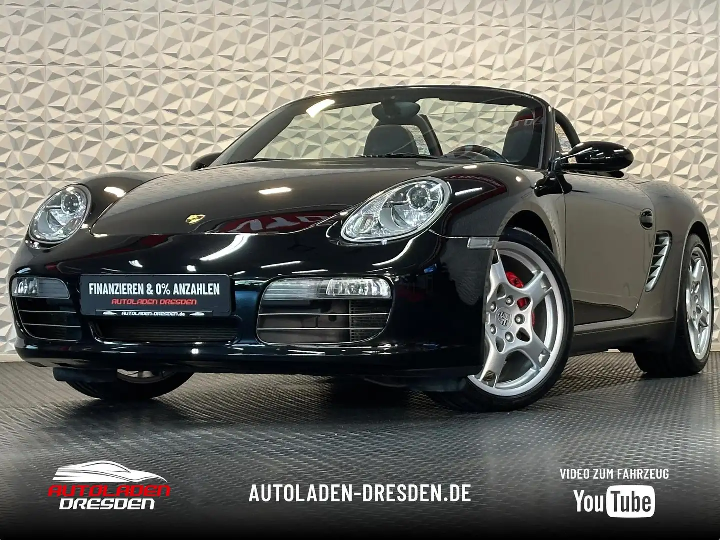 Porsche Boxster S 3.2 BIXEN#SHZ#TEMPO#NAV#KLIMA#PDC#19'' Noir - 1