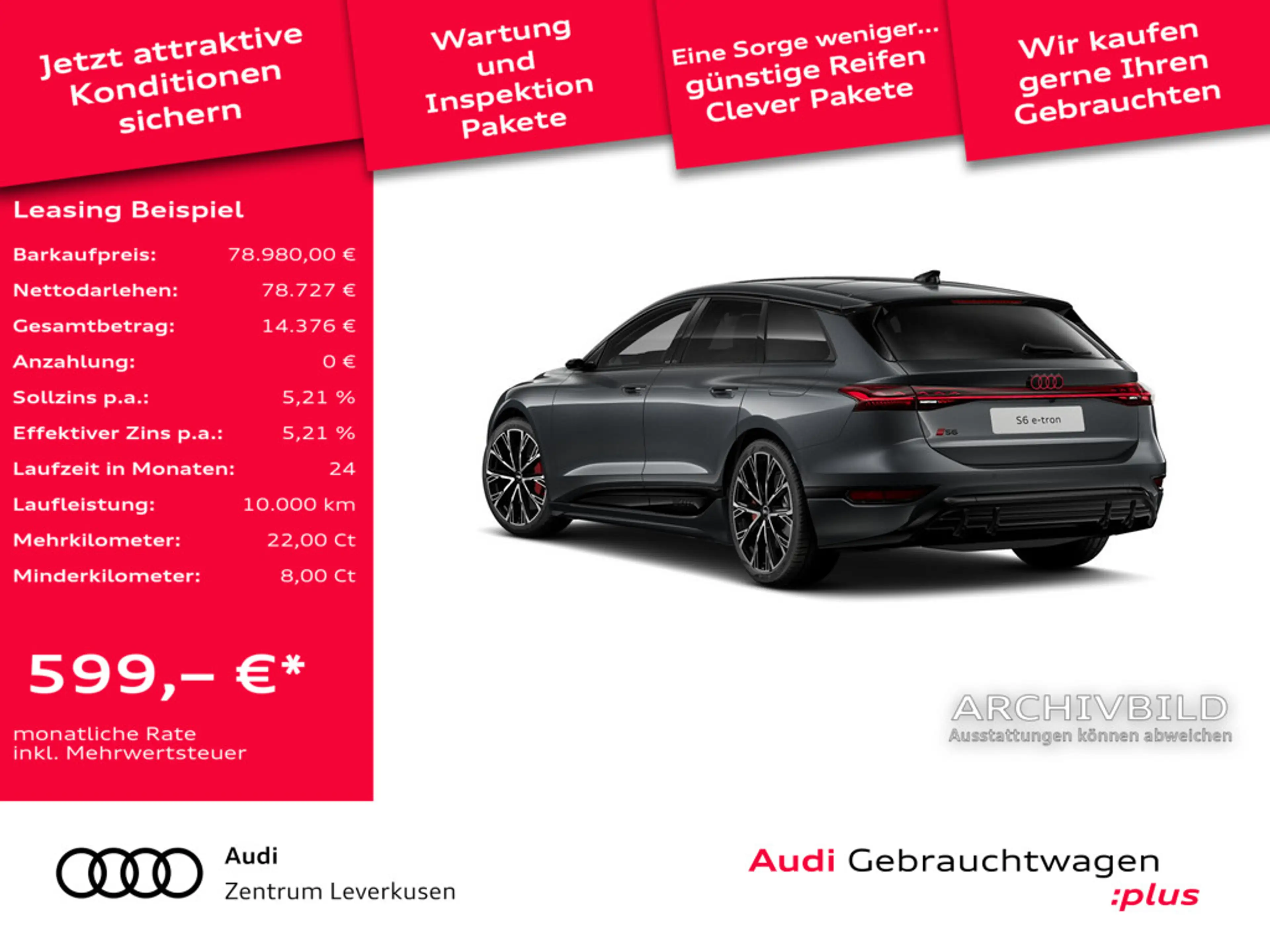 Audi S6 e-tron Avant edition one grey STANDHZ MATR — photo 2