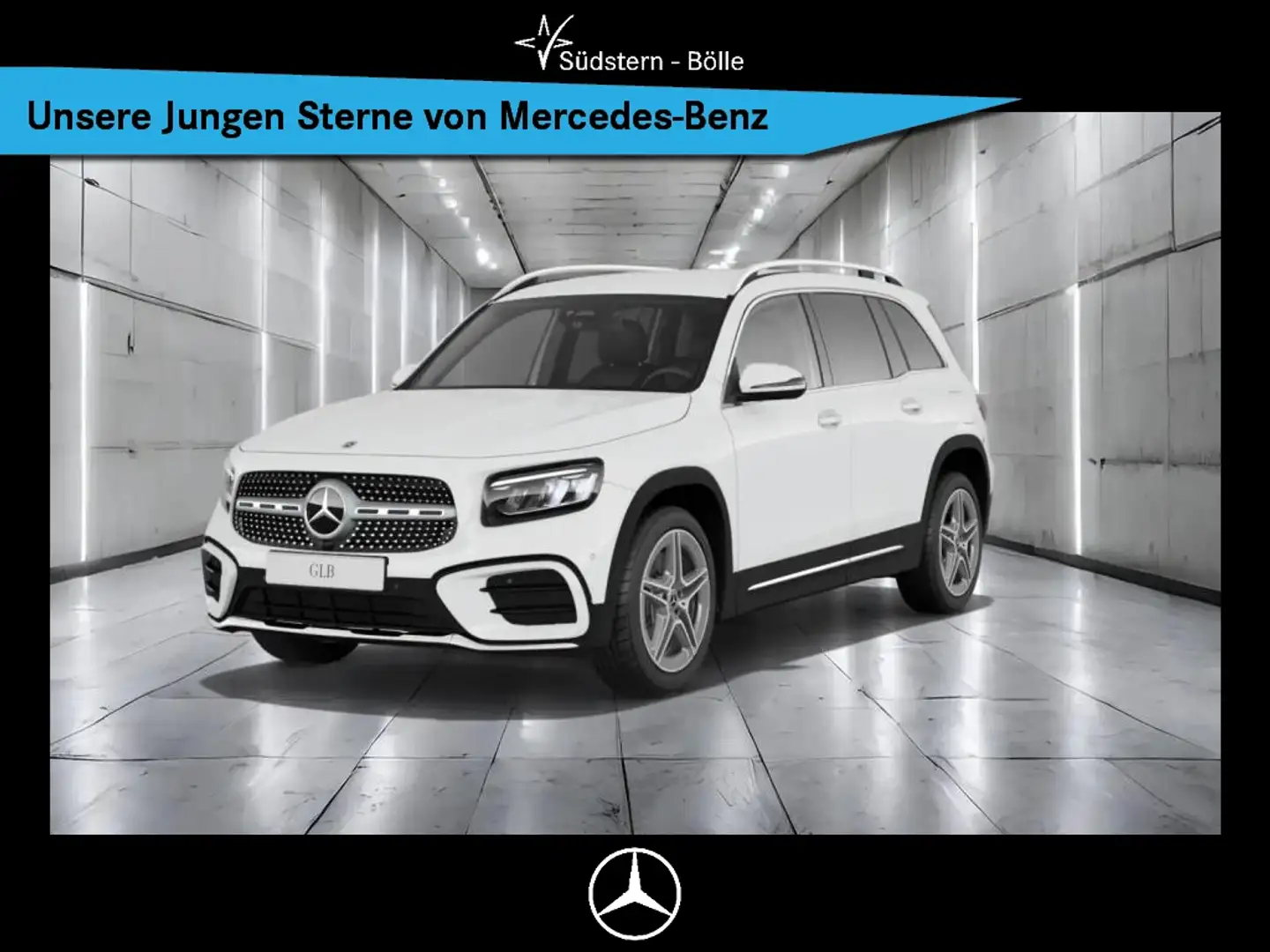 Mercedes-Benz GLB 220 4M AMG-ADV.PLUS+AHK+KAM.+KEYL.GO+LNKR.HZ Weiß - 1