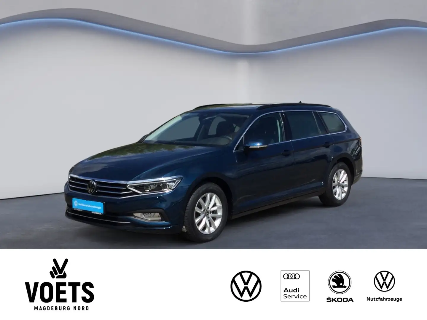 Volkswagen Passat Variant 1.5TSI BUSINESS DSG AHK+LED+Navi Azul - 1