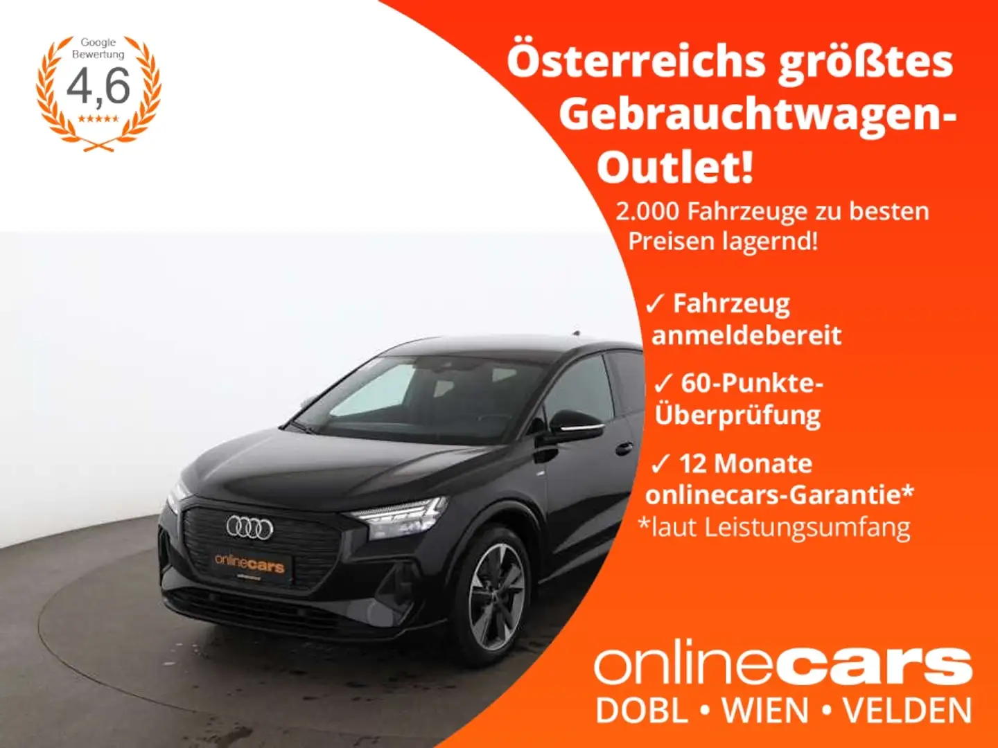 Audi Q4 e-tron Q4 Sportback 40 e-tron 82kWh Aut MATRIX RADAR NAV Schwarz - 1