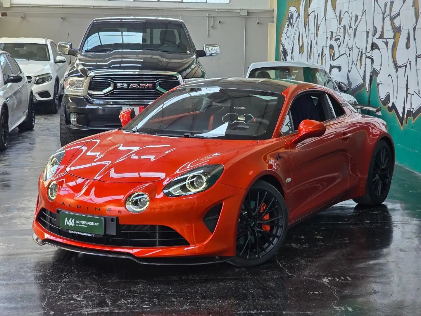 Alpine A110 Alpine - A110 1.8 S orange kit carbonio Orange - 1