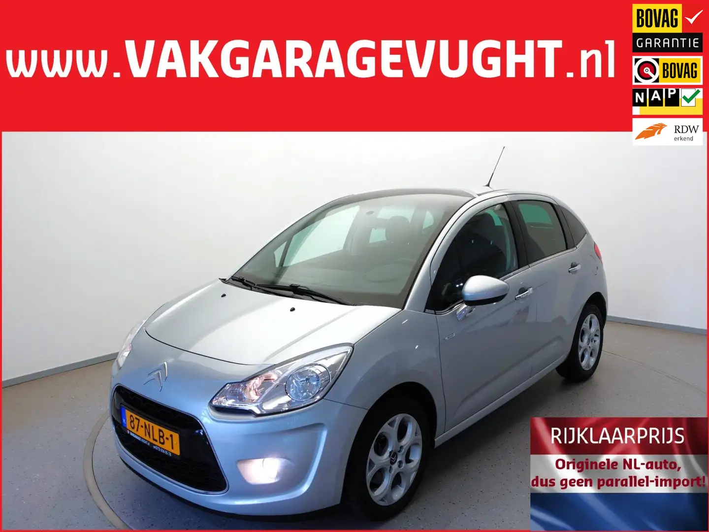 Citroen C3 1.6i-16V 120pk AUTOMAAT 62dkm! "Exclusive Zenith" Grijs - 1
