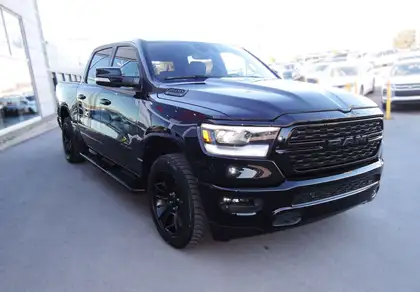 Black 2022 RAM 1500 Pickup Truck Four-Wheel Drive 8-Speed Automatic