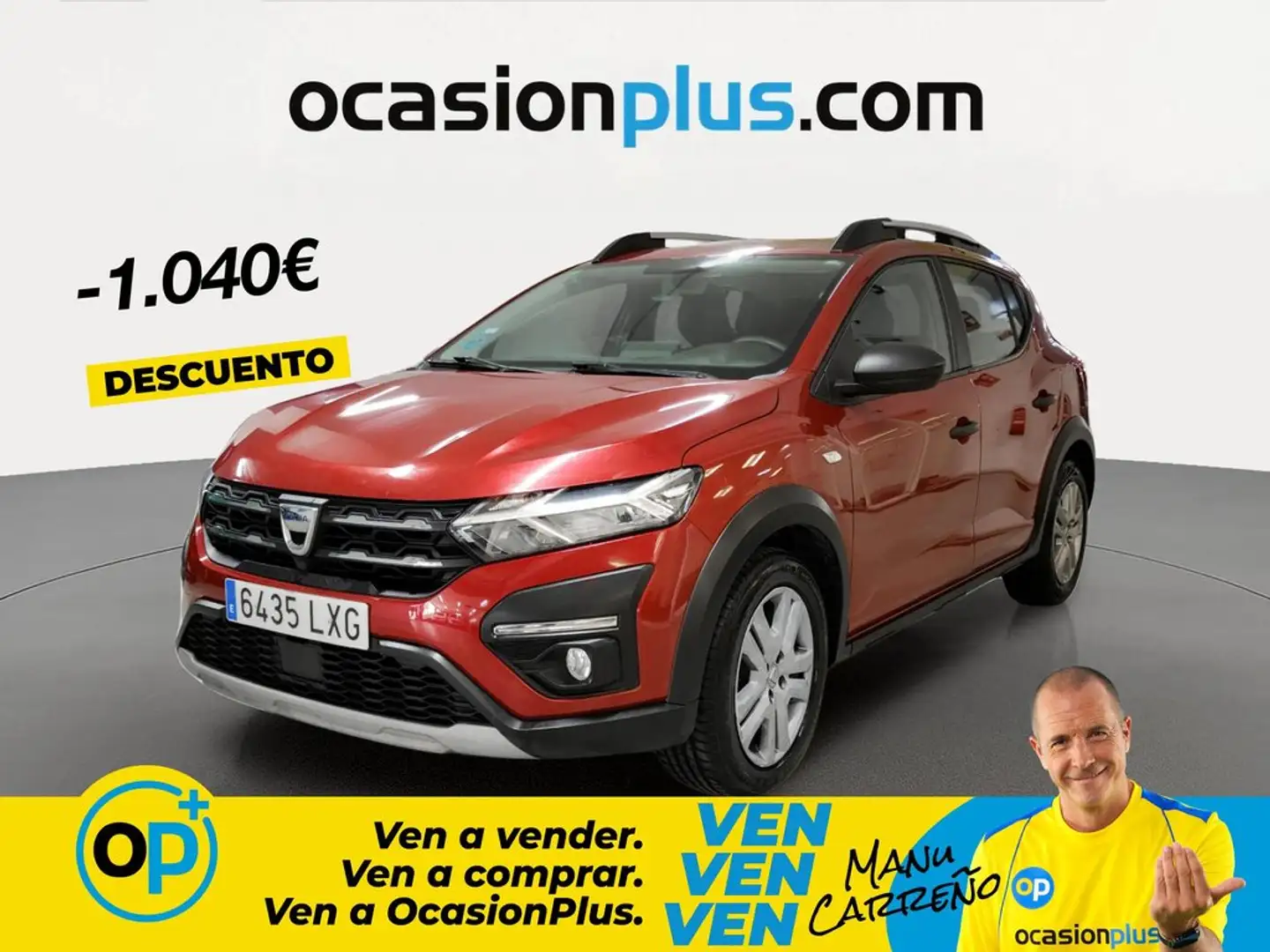 Dacia Sandero Stepway TCe Comfort 67kW Rojo - 1