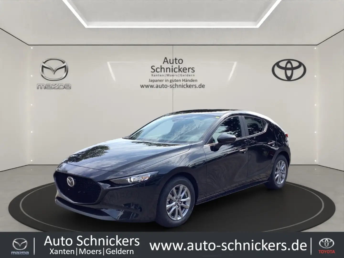 Mazda 3 e-SKYACTIV+SOMO 2024+6JAHRE GARANTIE !! Schwarz - 1